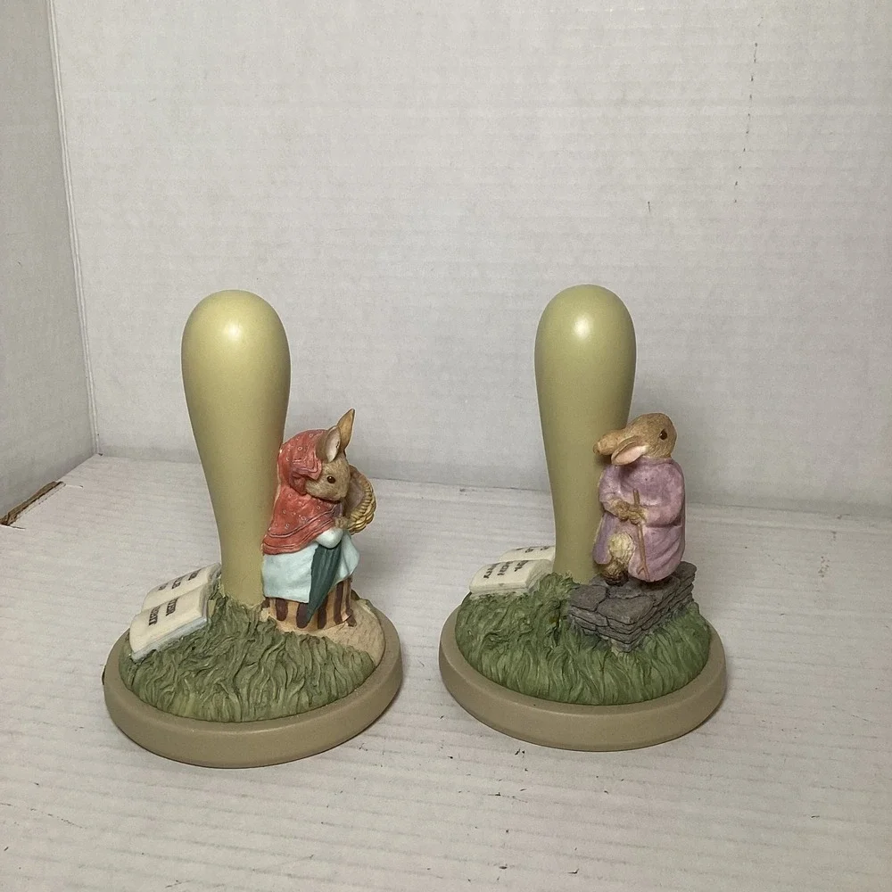 Vintage 1997 Beatrix Potter Cookie Stamps Mrs Rabbit Benjamin Bunny Set of 2